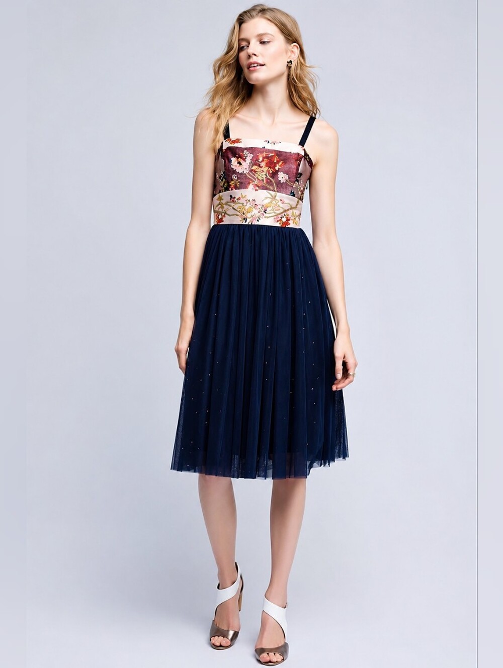 Anthropologie Moulinette Soeurs Tulle Skirt Dress US 4